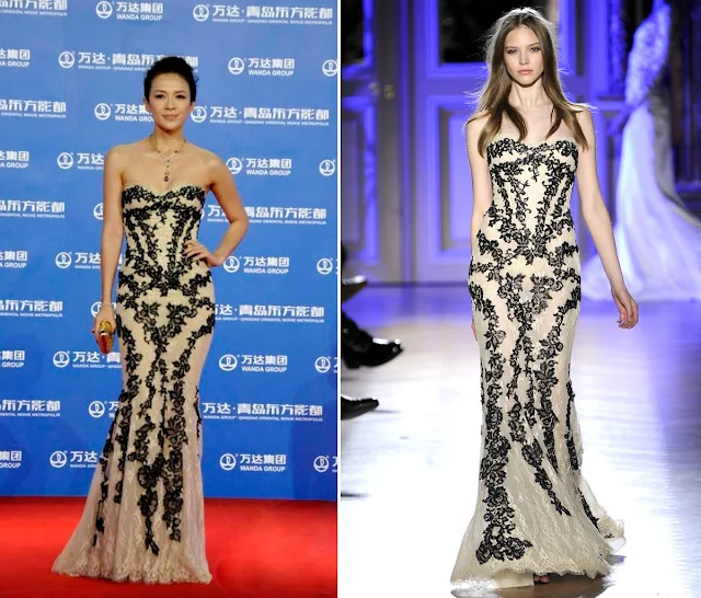 Zhang Ziyi in Zuhair Murad Couture – Qingdao Oriental Movie Metropolis Launch Event