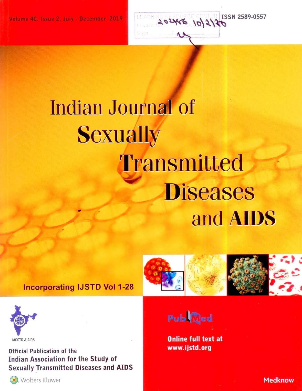 http://www.ijstd.org/showBackIssue.asp?issn=2589-0557;year=2019;volume=40;issue=2;month=July-December