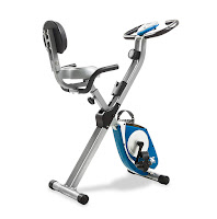 XTERRA Fitness FB350 Folding Exercise Bike, upright or semi-recumbent entry-level low-priced compact exercise bike