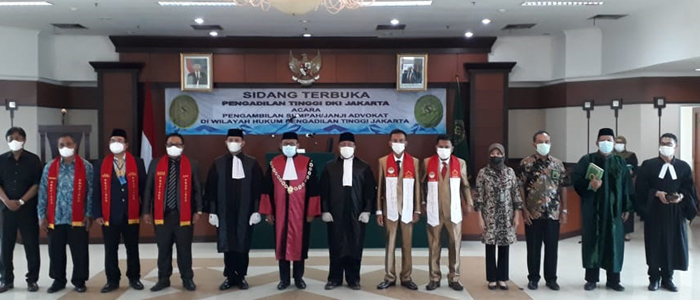 Untuk Kali Kedua, Pengadilan Tinggi DKI Jakarta Ambil Sumpah  Organisasi Advokat PPIPHII