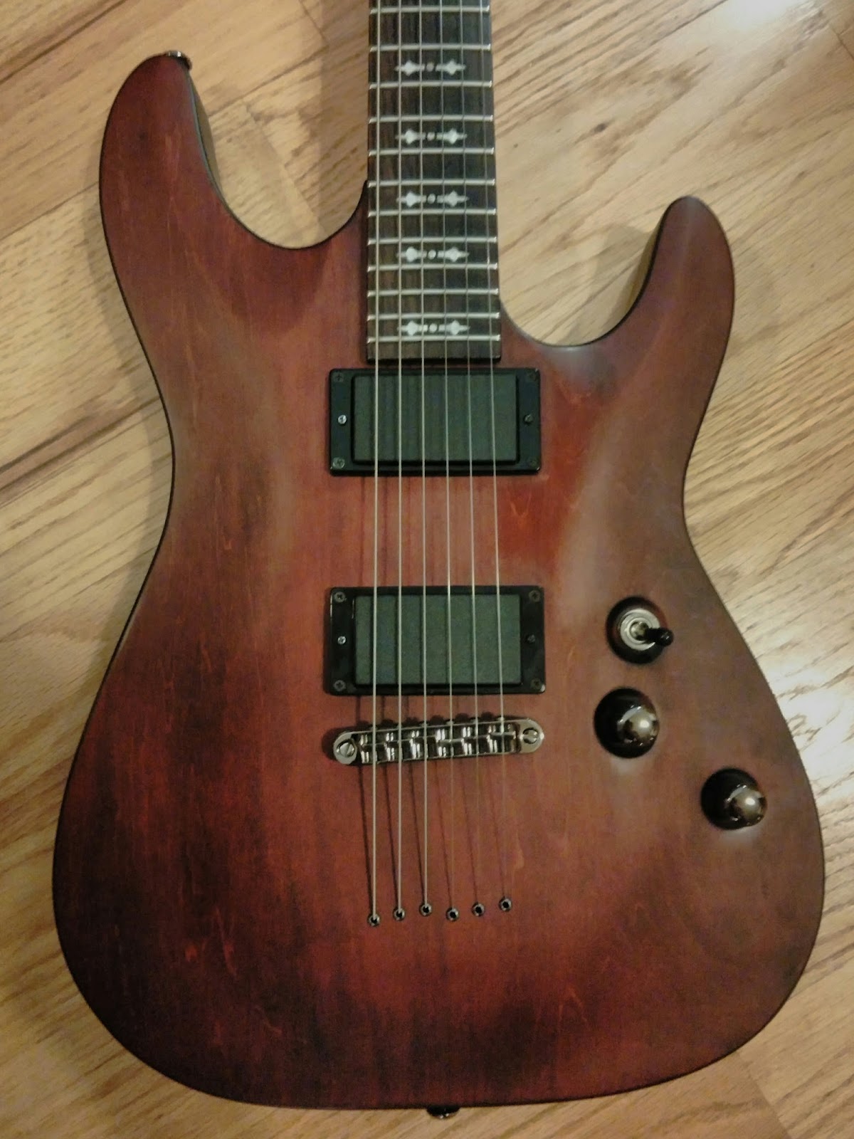 [Mattwins] Installing humbucker covers in a Schecter Omen 6 guitar
