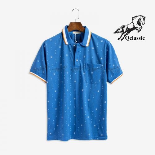 Áo polo nam , cổ dệt bo len ,áo thun nam có cổ tay ngắn thanh lịch PoLo viền nổi bật – QClassic