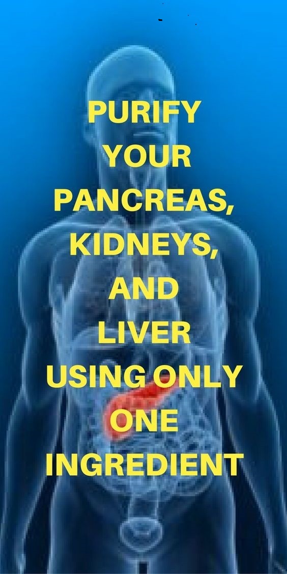 PURIFY YOUR PANCREAS, KIDNEYS, AND LIVER USING ONLY ONE INGREDIENT