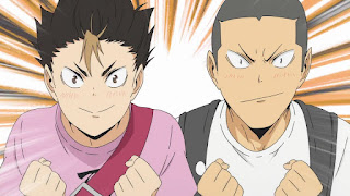 ハイキュー!! アニメ 2期13話 田中龍之介 西谷夕 | HAIKYU!! Karasuno vs Kakugawa