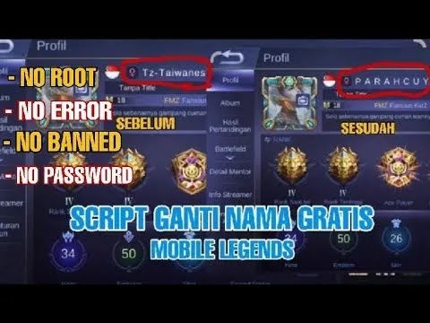 How to change ML name without Diamond 2021 How to change ML name without Diamond 2021