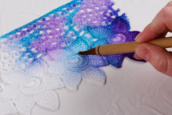lace painted painting trim dye crochet threadsmagazine fabric paint dewberry donna dz doodles dyes diy canvas stamps digital stroke library
