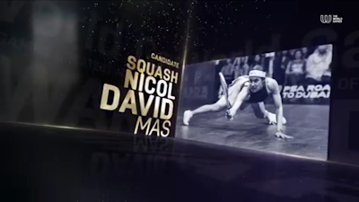 The World Games Greatest Athlete Of All Time, Nicol David tercalon untuk Anugerah The World Games Greatest Athlete of All Time, Nicol David, Candidate