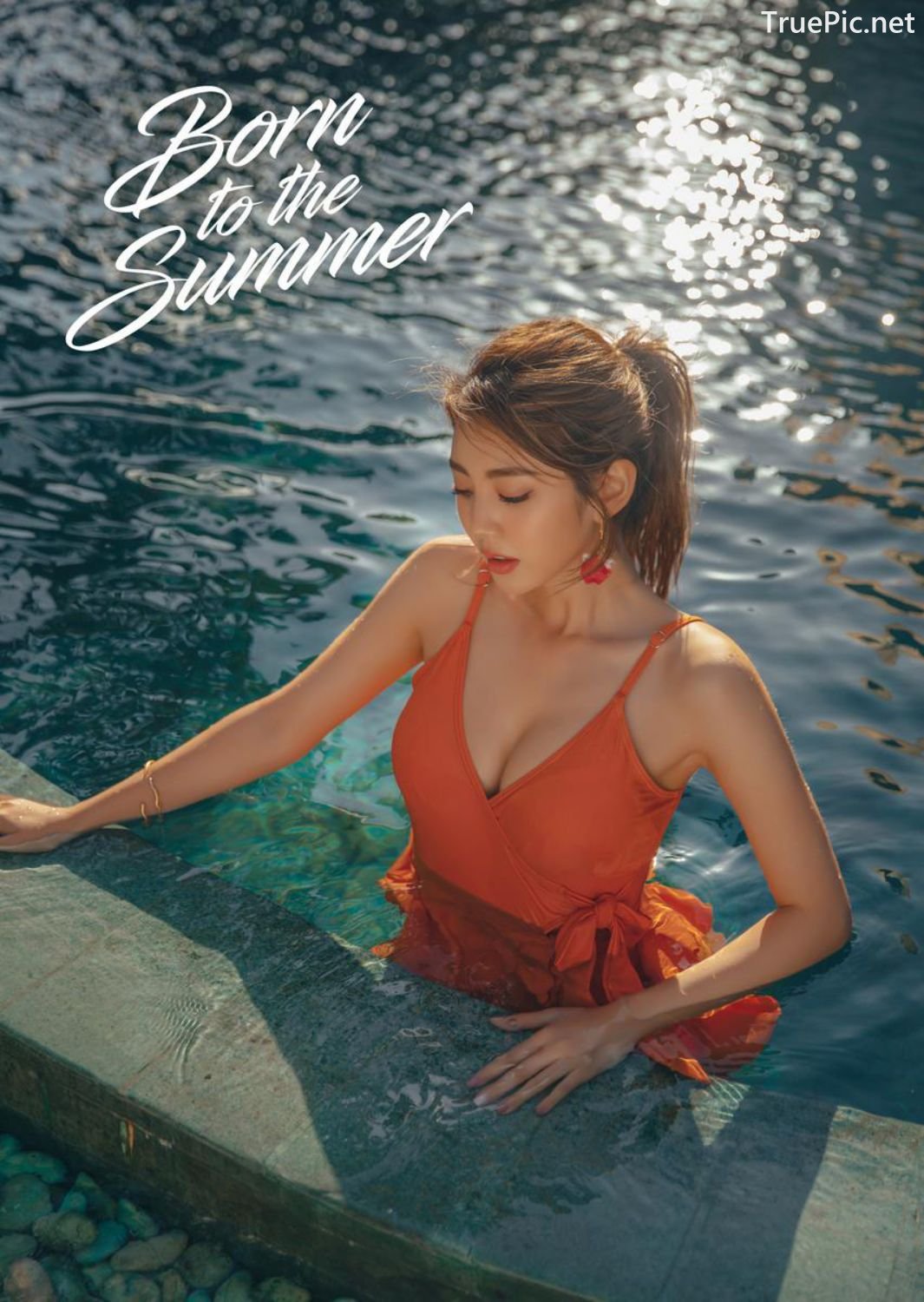 Image Korean Fashion Model - Lee Chae Eun - Sienna One Piece Swimsuit - TruePic.net - Picture-18