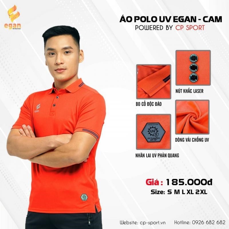 Áo Polo Thể Thao Chống Tia UV EGAN 02 – Vải Thể Thao Cao Cấp, Thoáng Khí, Thấm Hút Mồ Hôi