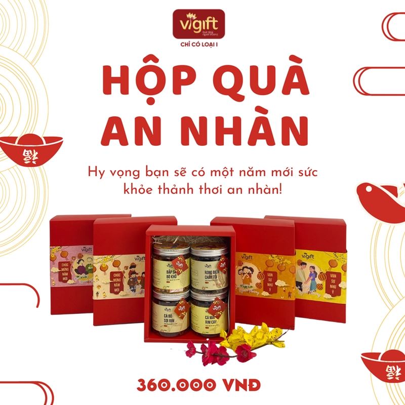 [Hỗn Hợp] ViGift Hộp Quà ViGift 4 An Nhàn.