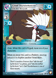 My Little Pony Chief Thunderhooves, On the Warpath Equestrian Odysseys CCG Card