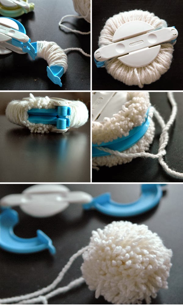 Kit 9 Pezzi Per Fare Pon Pon - 4 Misure Con Forbici Per Creare Pompon Fai Da Te - Foto 6