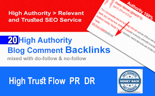 20 high domain authority SEO blog comments backlinks