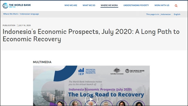 World Bank Omnibus Law Cipta Kerja Berpotensi Merugikan Ekonomi