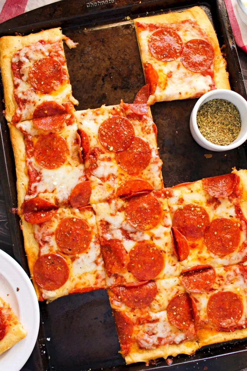 Easy Crescent Roll Pizza The Two Bite Club