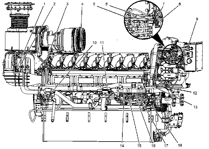 Cat 3208 Fuel System Diagram