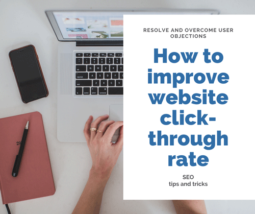 How to improve website click-through rate