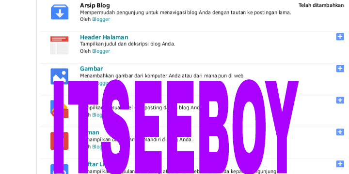 Cara Menambah Widget Total Tayang Diblog
