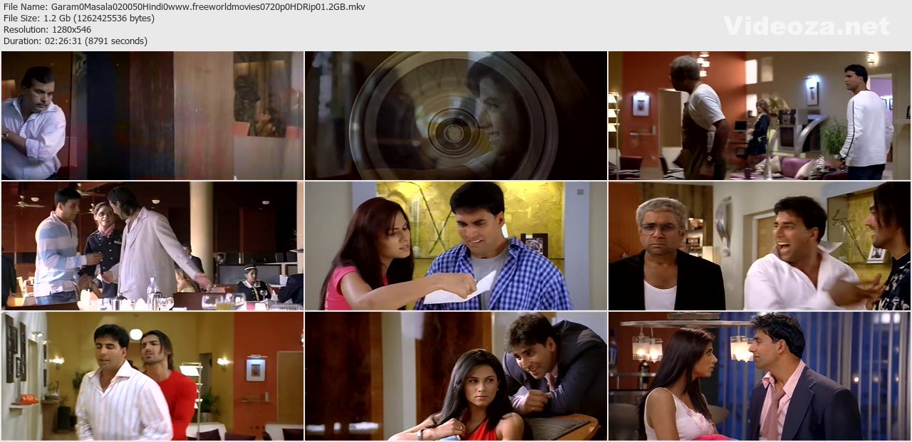 Garam Masala 2005 Hindi 720p HDRip 1.2GB Download.mkv