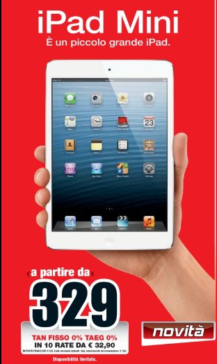 ipad offerte volantino