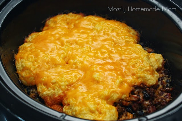 Slow Cooker Tamale Pie | Mostly Homemade Mom
