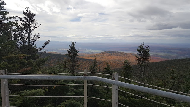 Point de vue à partir du mont Mégantic