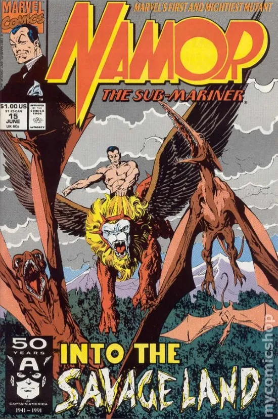 Portada de John Byrne para Namor the Sub-Mariner Vol 1 #13