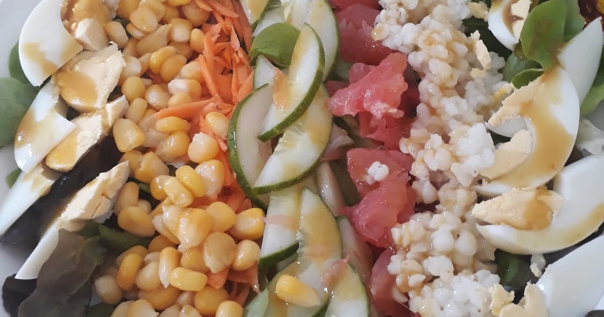 Simple yet yummylicious! Salads with Honey Yellow Mustard Dressing