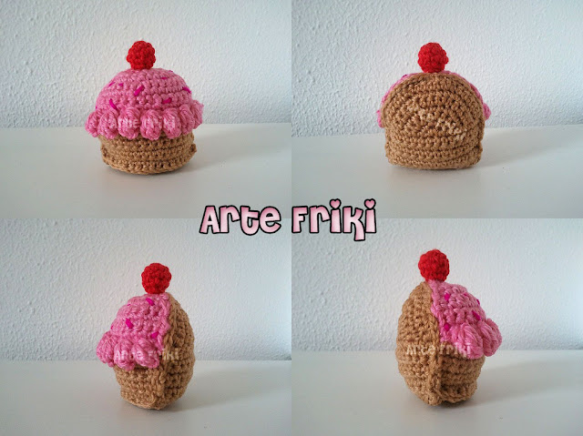 cupcake pastel amigurumi crochet ganchillo