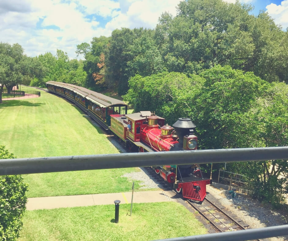 The Best Family Rides In Walt Disney World | Ride the train around the park and get a rest!