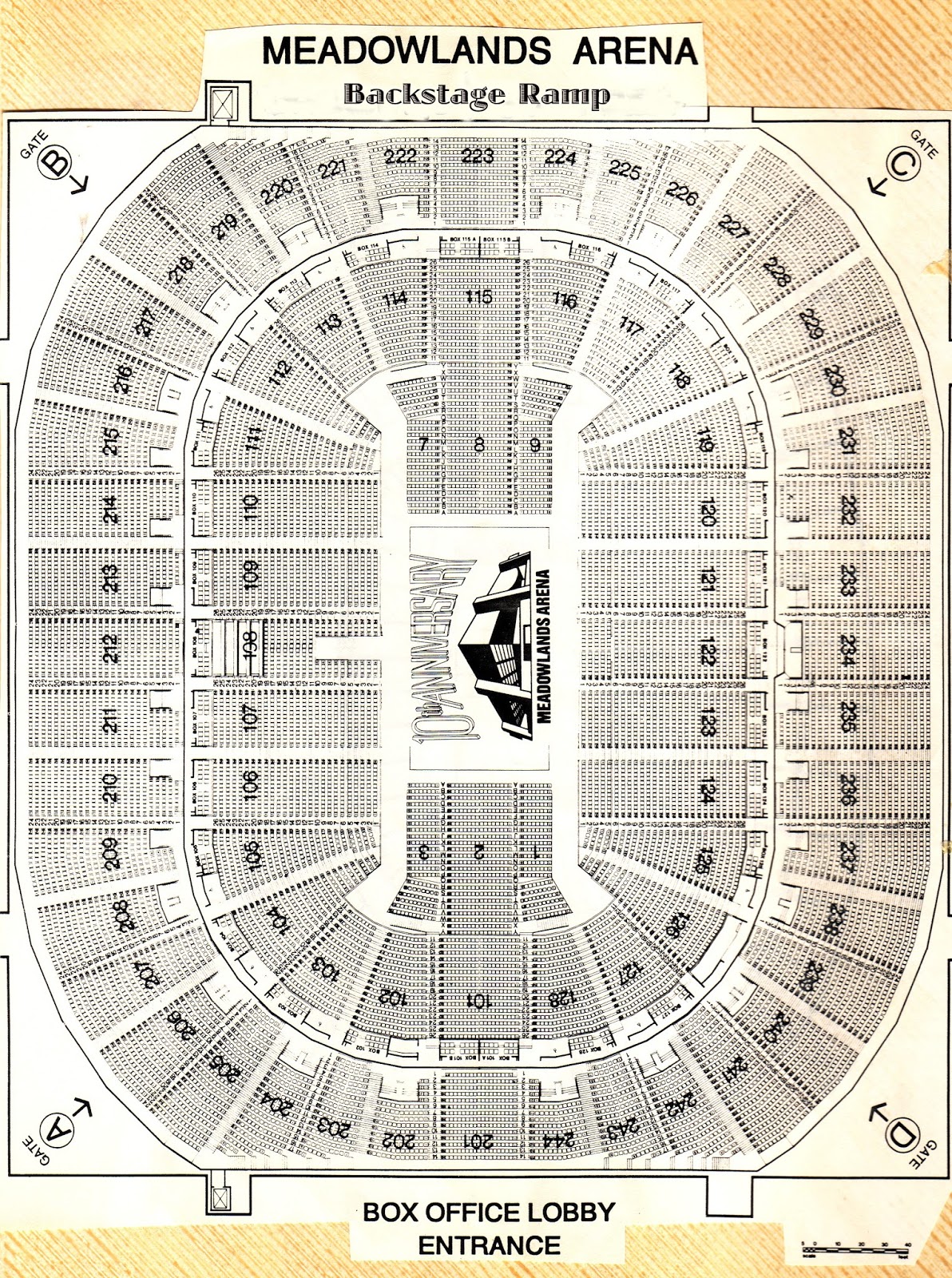 Meadowlands Arena Seating Chart