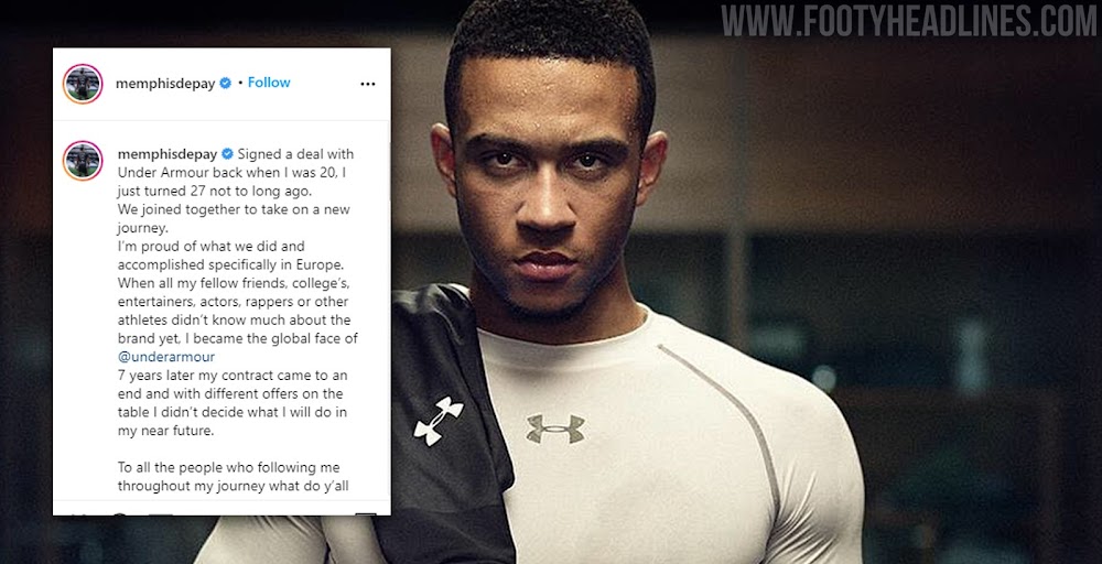briefpapier anders Niet doen Memphis Depay Asks Fans To Say Which Brand They'd Like Him To Join - Footy  Headlines