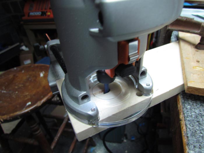 Saddle Slotting Jig for Acoustic Guitar Bridge Crawls Backward (When Alarmed)