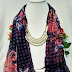 Fabric scarf necklaces