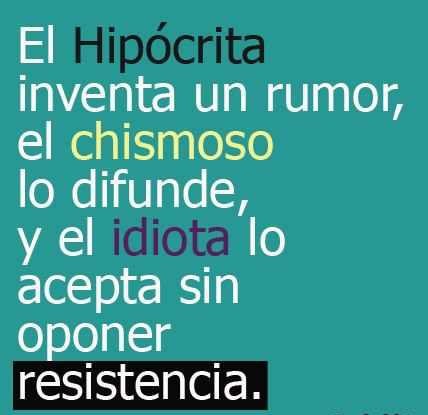 40 frases para gente falsa, hipócrita y envidiosa - EL CLUB DE LOS