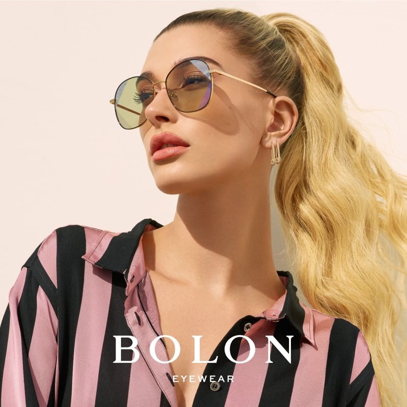 Hailey Baldwin stars in the Bolon Eyewear 2019 Campaign
