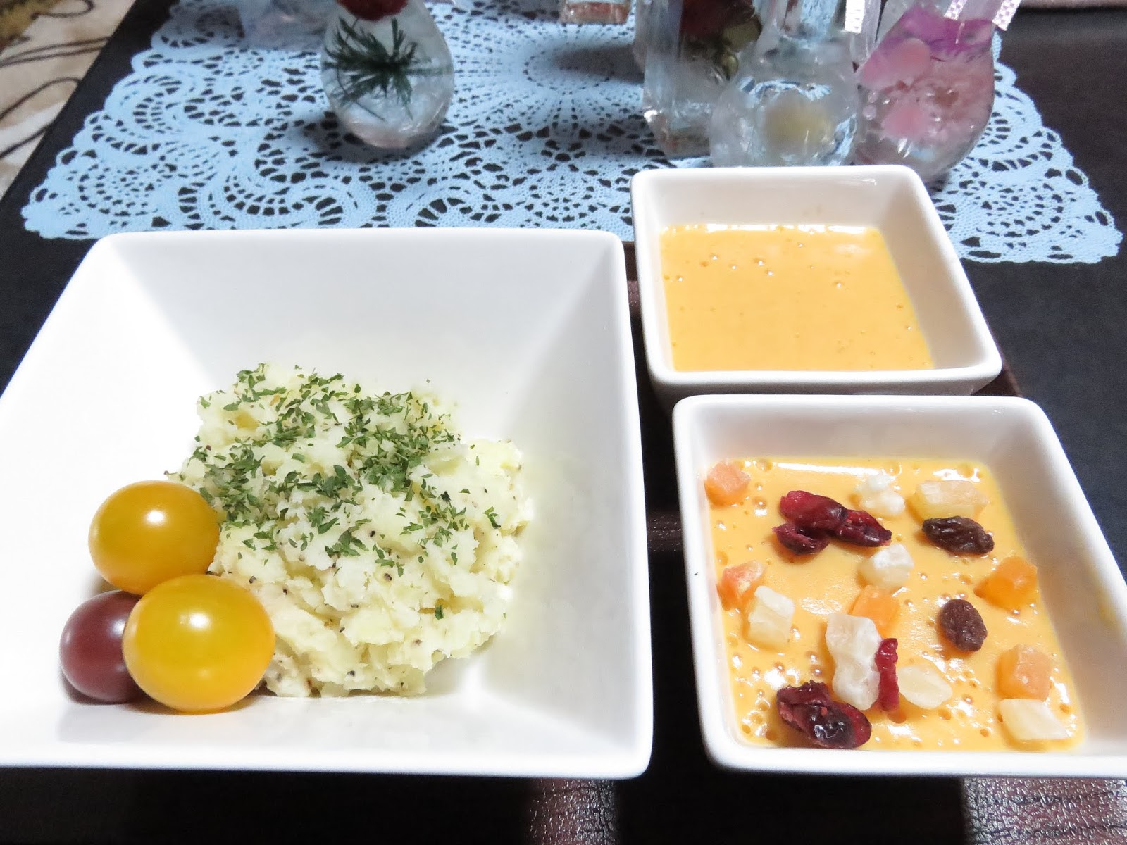 Ja佐渡レシピブログ かあちゃんキッチン こっくりミルクのポテトサラダ 柿ミルクゼリー 炊飯器ケーキ