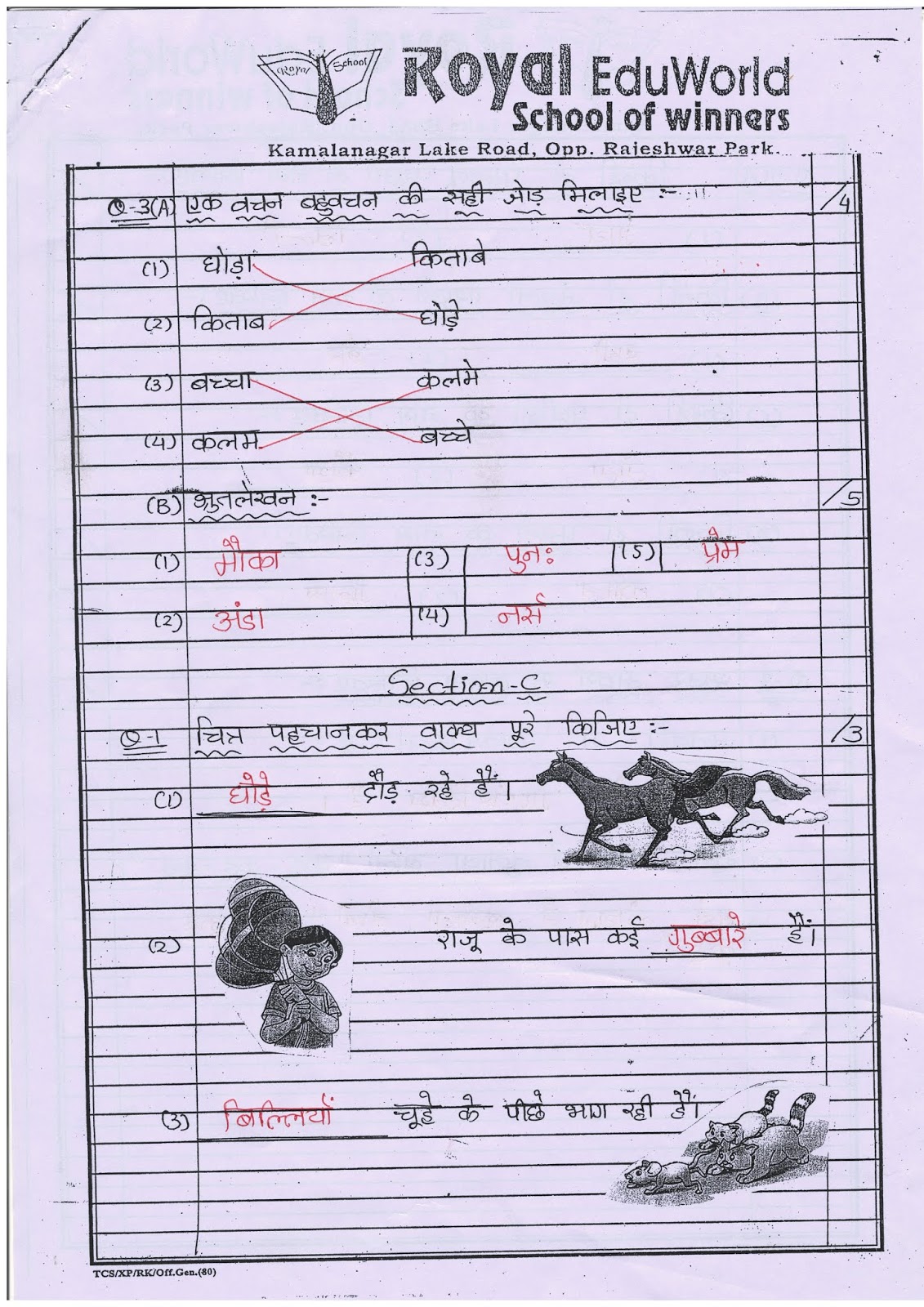 term paper hindi translation