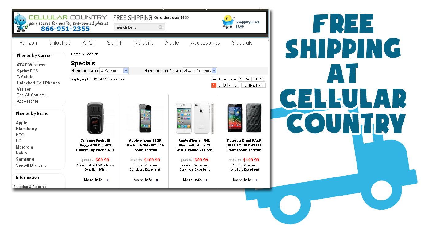 Great Deal Cellular country free shipping Great Deals and Coupon Codes