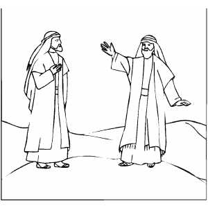 Bible story abraham coloring pages for drawing