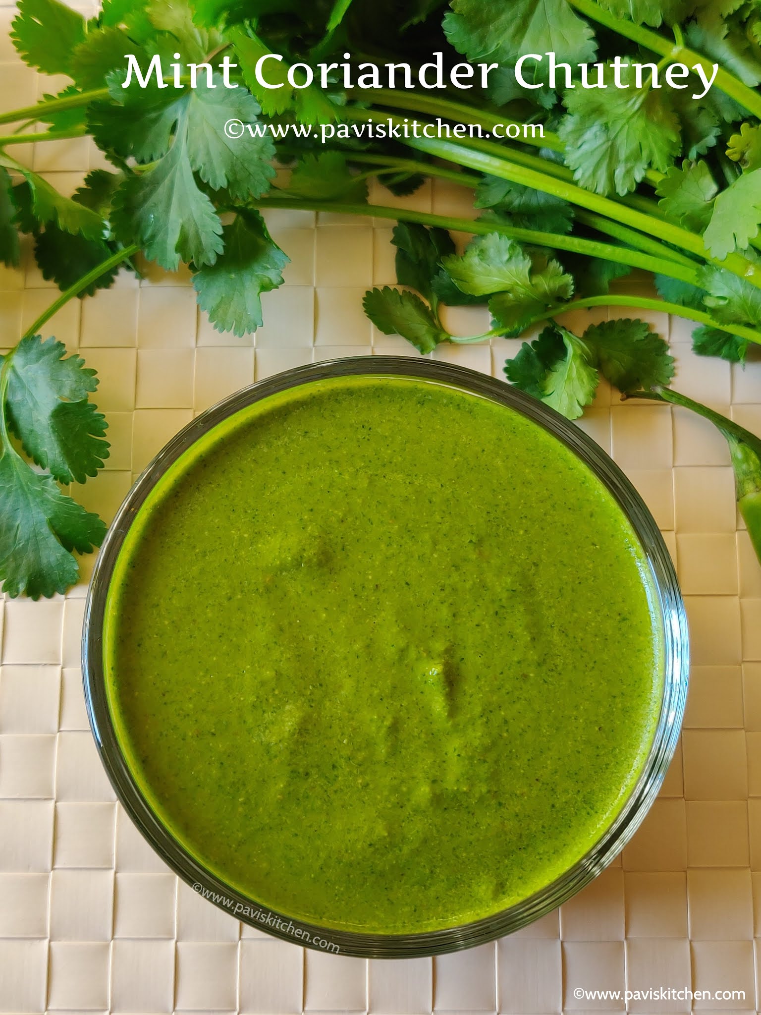 Mint coriander chutney recipe Green chutney recipe for sandwich