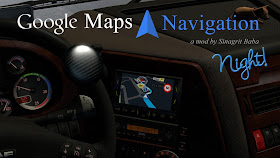 cover ets 2 google maps navigation night version