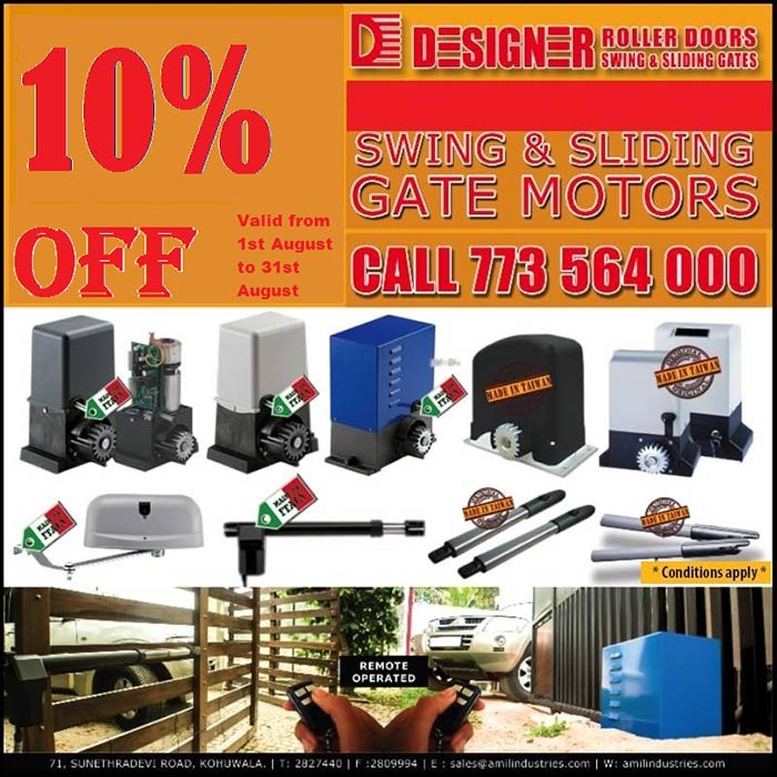 10 % off for Sliding/Swing Gate Motors