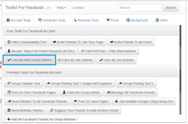 Cara Menambah Banyak Teman di Facebook Sekali Klik