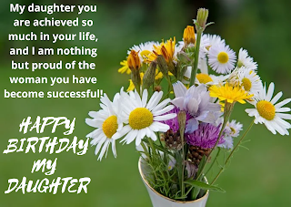 Happy Birthday Daughter Wishes Images in English,