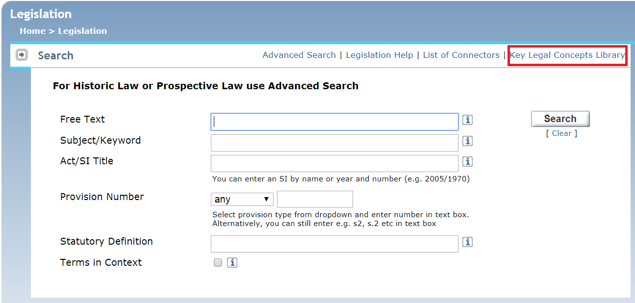 Strictly Legal The Birkbeck Law Librarian's Blog Key Legal Concepts