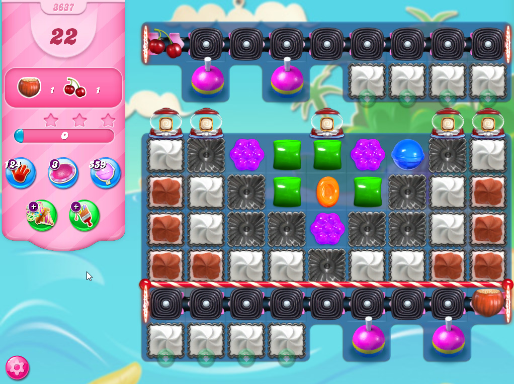 Candy Crush Saga level 3637 Candy Crush Saga level 3637