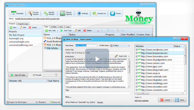 money robot submitter