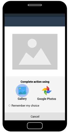 Contoh Intent Implicit Intent Implicit adalah intent yang memanggil fungsi activity yang sudah terpasang didalam sistem android seperti Open Browser, Share Sosial Media, Dial Number, Messaging dan lain sebagainya.