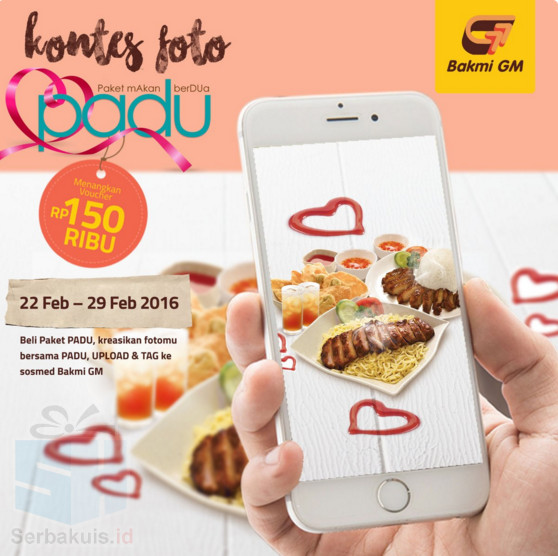 Kontes Foto Kreasikan PADUmu Berhadiah Voucher Bakmi GM Kontes Foto Kreasikan PADUmu Berhadiah Voucher Bakmi GM